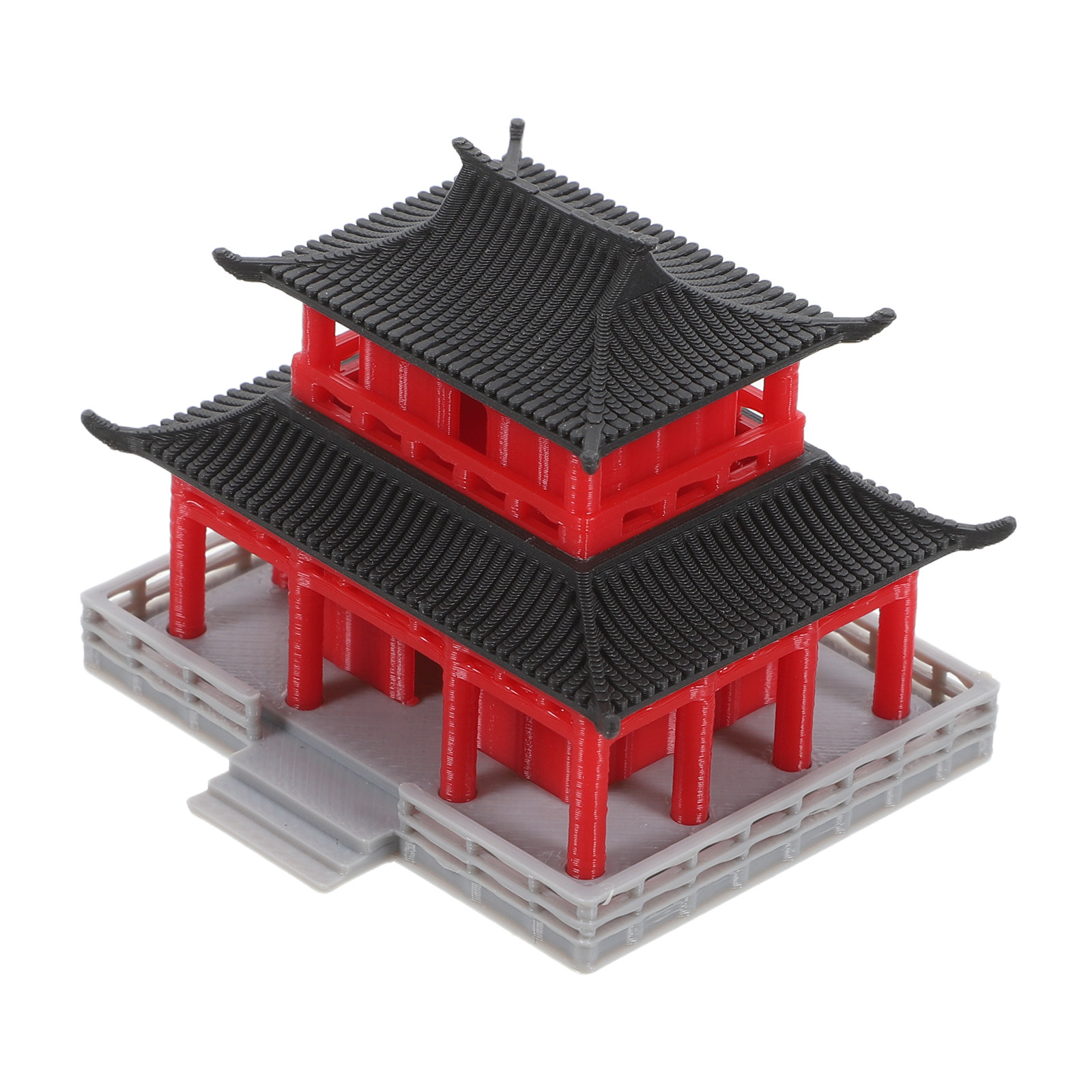 Aquarium - Paviliun Mini Pagoda Arsitektur Kuno Tiongkok