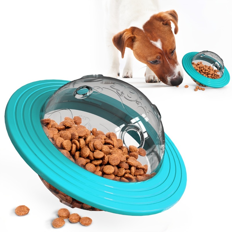 Dog Puzzle Feeder Toy - Mainan Bola Anjing Desain Interaktif, Dispenser