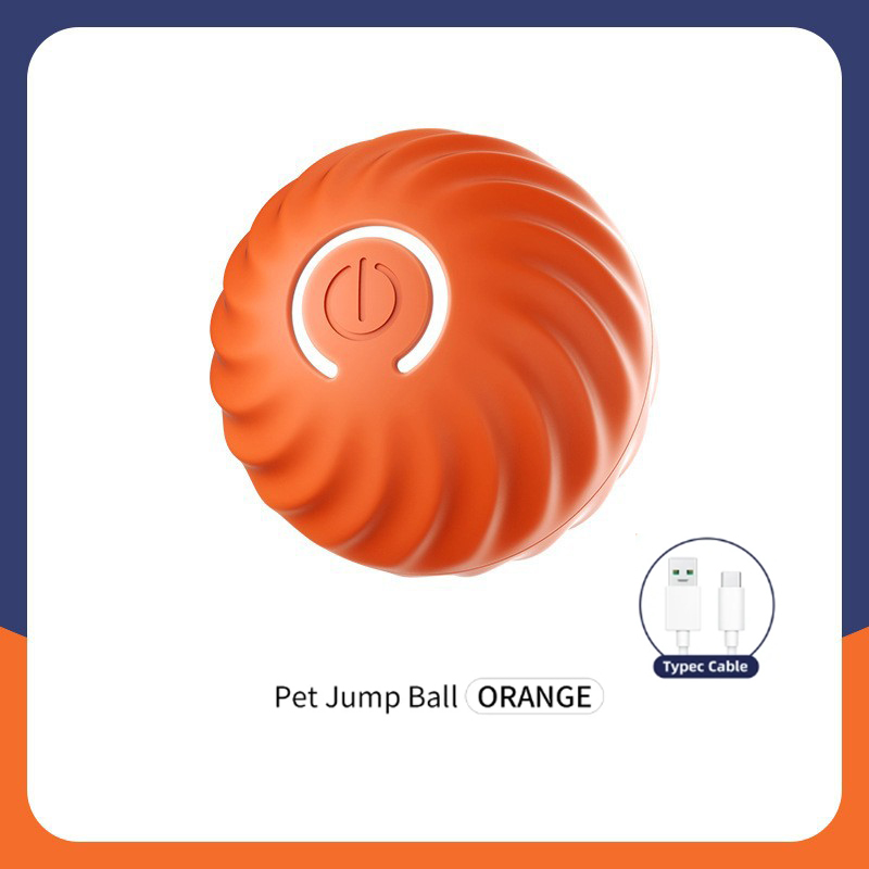 Automatic Moving Dog Ball - Bola Mainan Elektrik Interaktif Otomatis Melompat