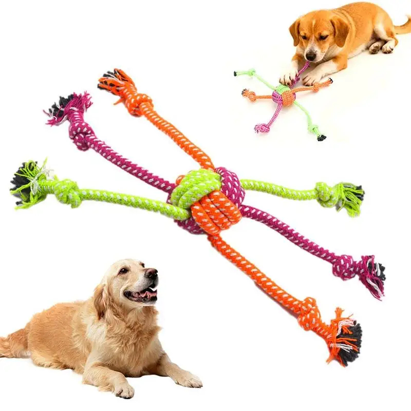 Dog Rope Toy Aggressive Chewers - Mainan Kunyah Anjing Tahan Lama dari