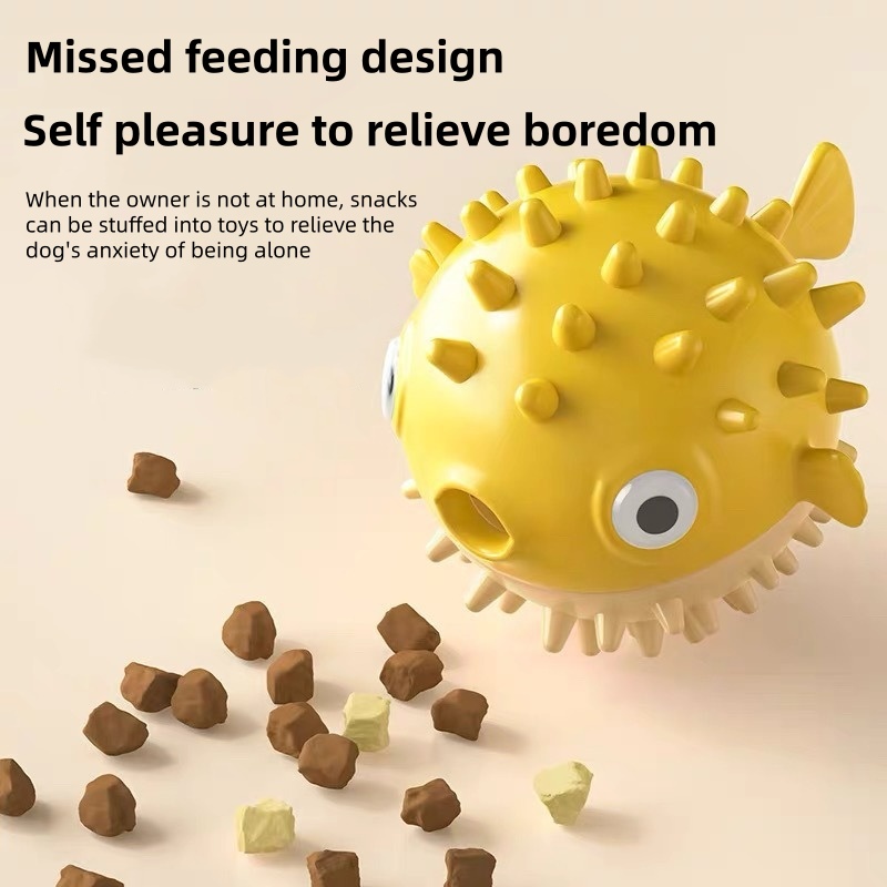 Mainan Anjing Interaktif Berbe - Rubber Treat Dispensing Dog Toy ulasan dan harga