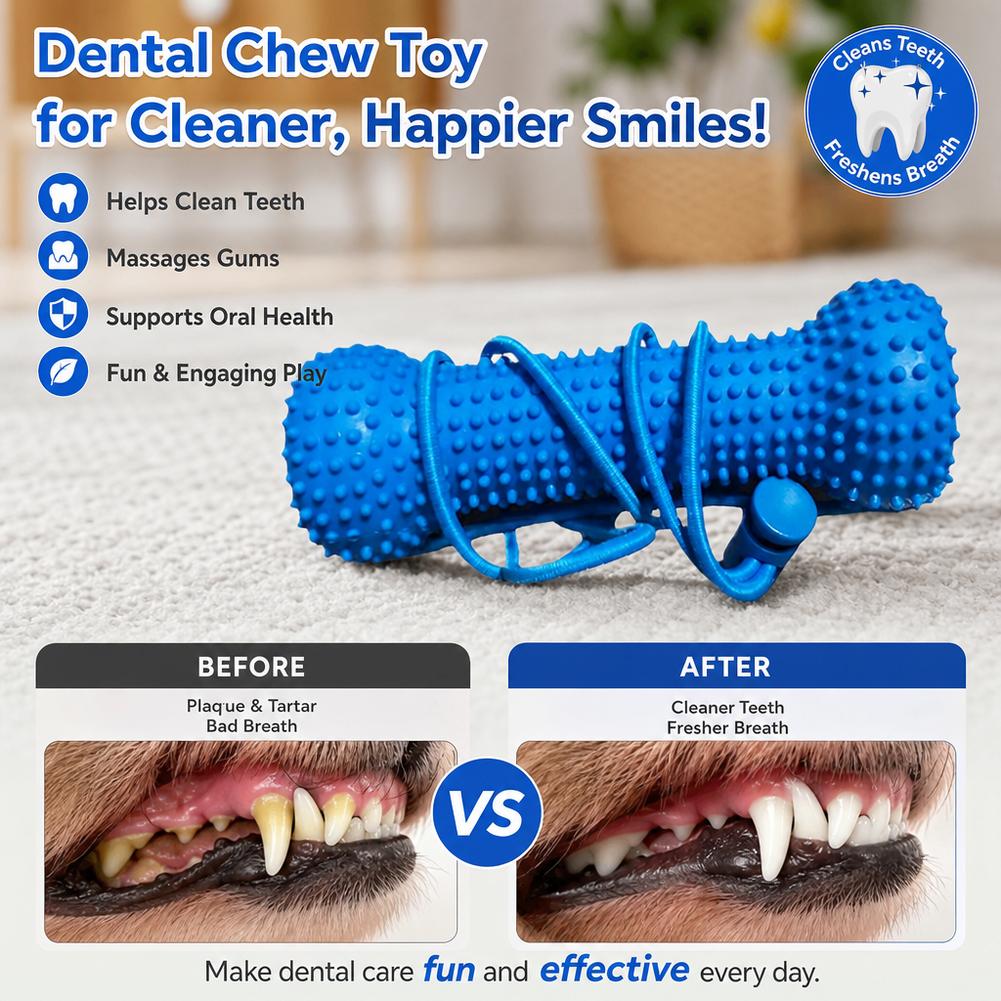 Mainan Kunyah untuk Membersihk - Teeth Cleaning Dog Chew Bone ulasan dan harga