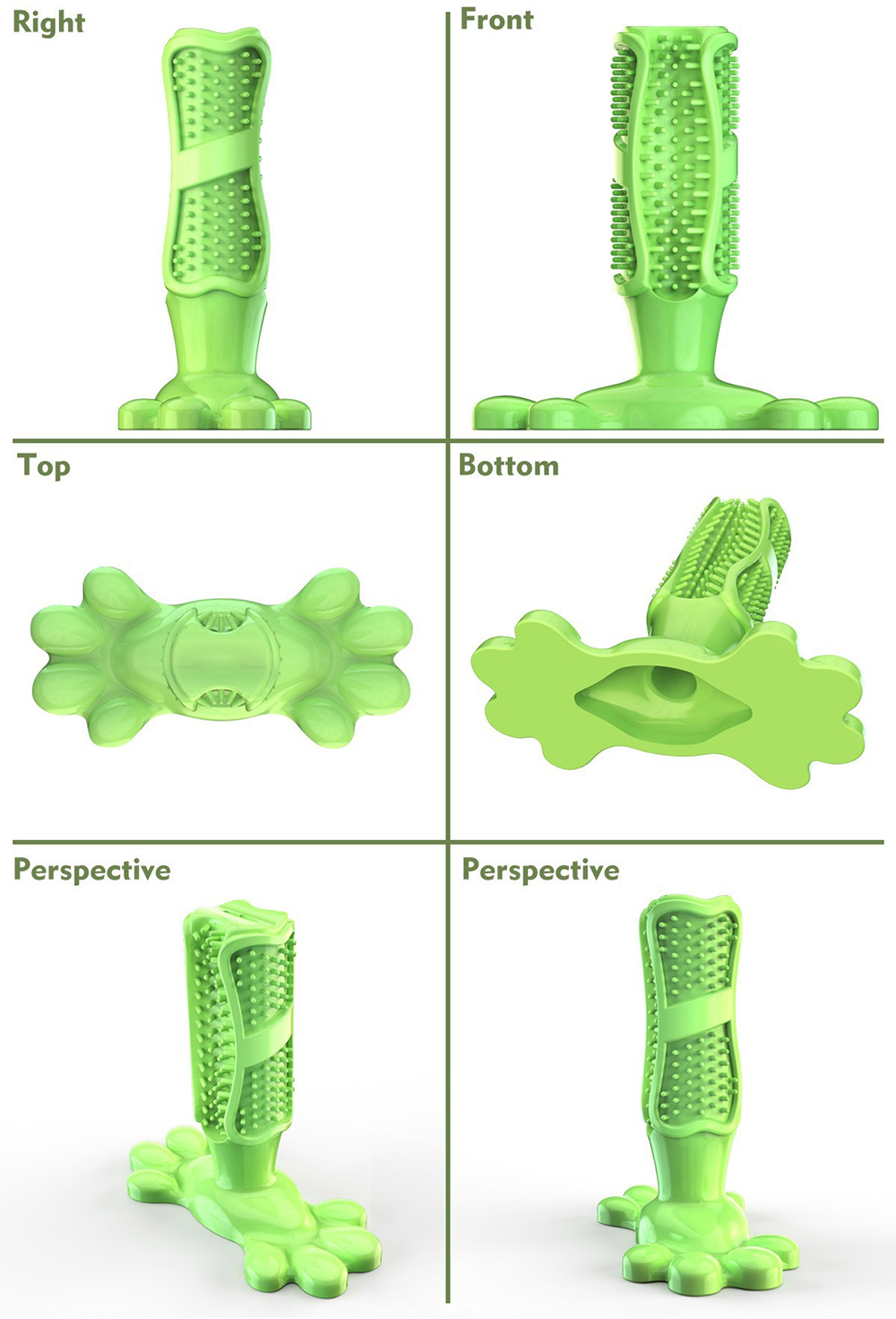Anjing peliharaan kaktus karet - Rubber Treat Dispensing Dog Toy ulasan dan harga