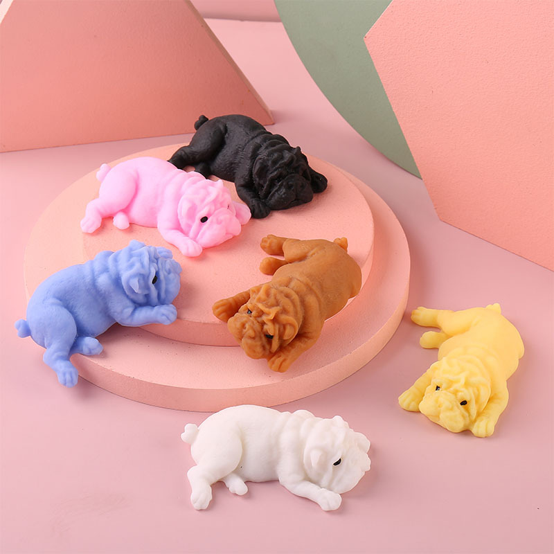 Mainan Fidget Anime Anjing Lic - Interactive Squeaky Plush Dog Toy ulasan dan harga