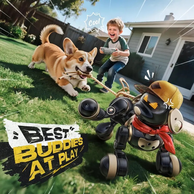 Mainan Anjing Robot Pintar den - Dog Toys ulasan dan harga