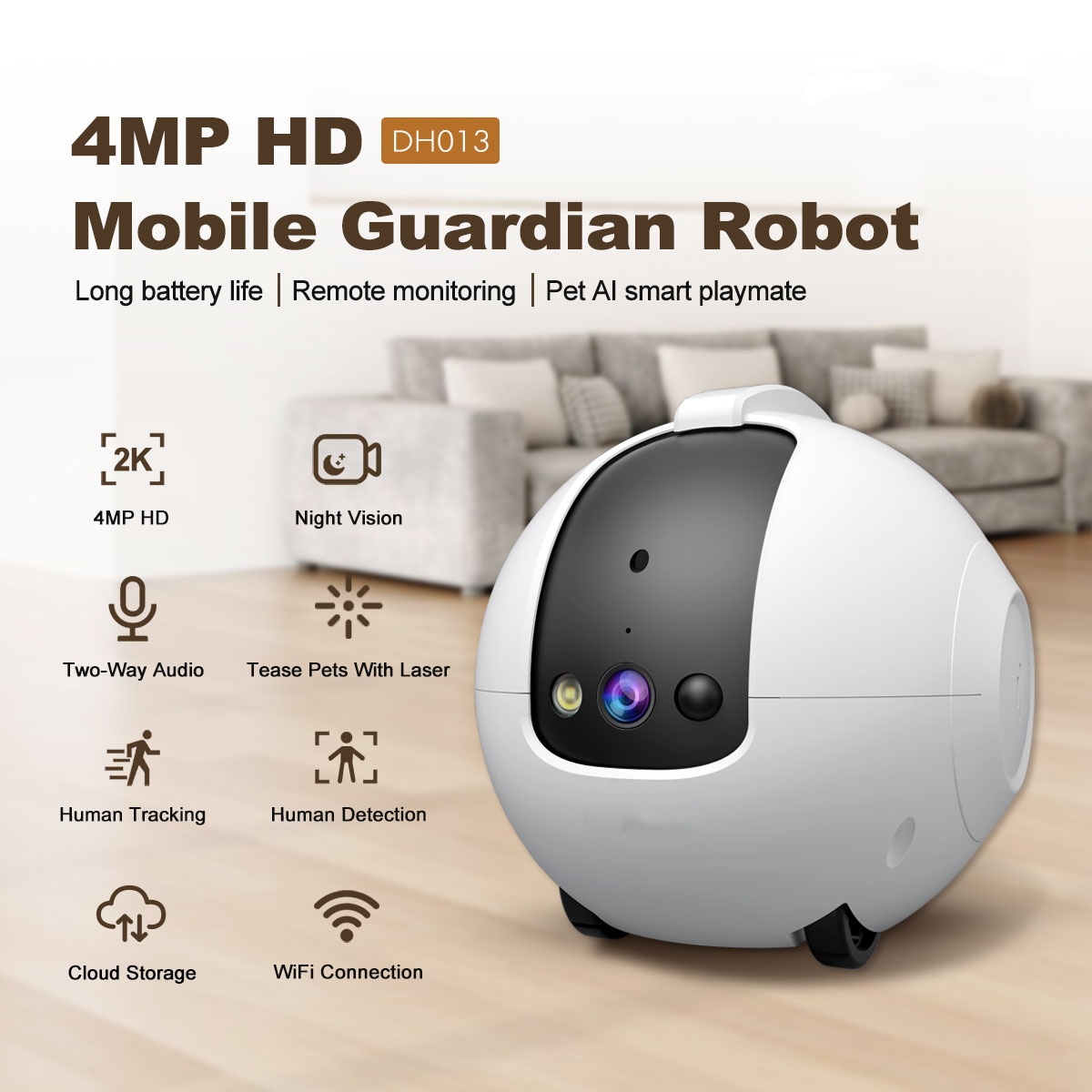 Kamera Robot untuk Hewan Pelih - Cat Toys ulasan dan harga